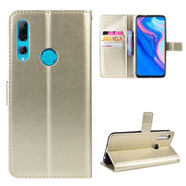 Retro Crazy Horse Texture Horizontal Flip Leather Case for Huawei Y9 Prime (2019), with Holder & ...