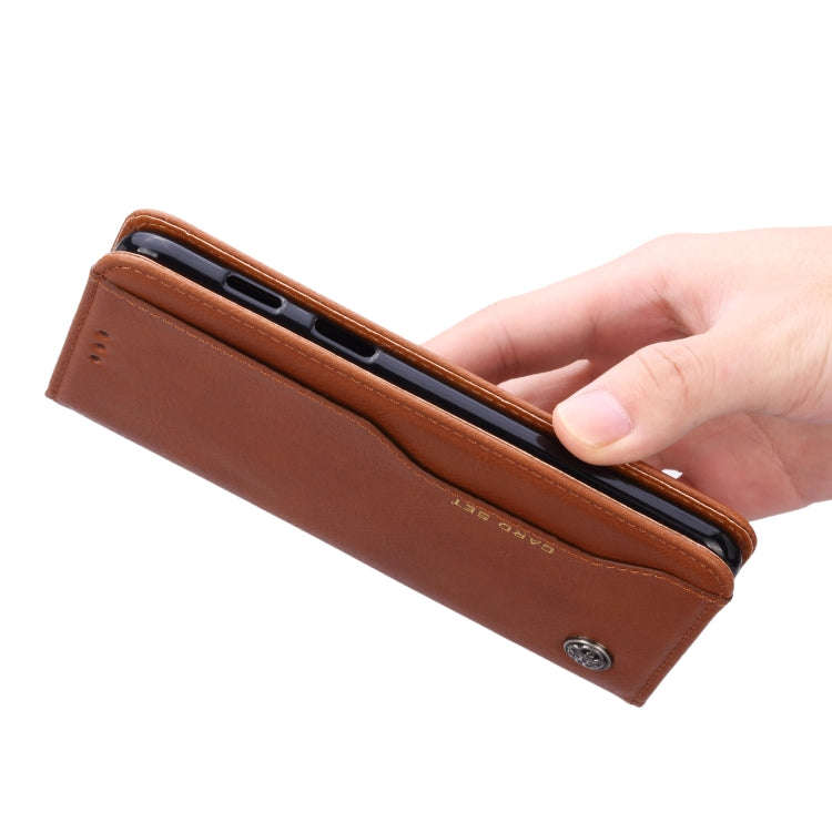 Knead Skin Texture Horizontal Flip Leather Case for OnePlus 7 Pro, with Photo Frame & Holder & Ca...