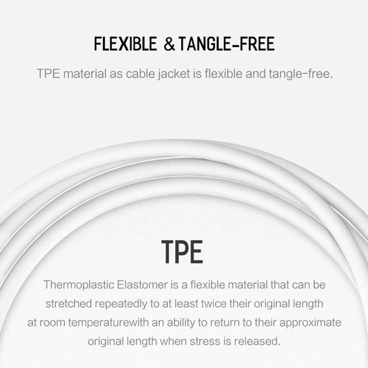 XJ-58 PD 18W USB-C / Type-C to 8 Pin Flash Charging Data Cable, Cable Length: 2m