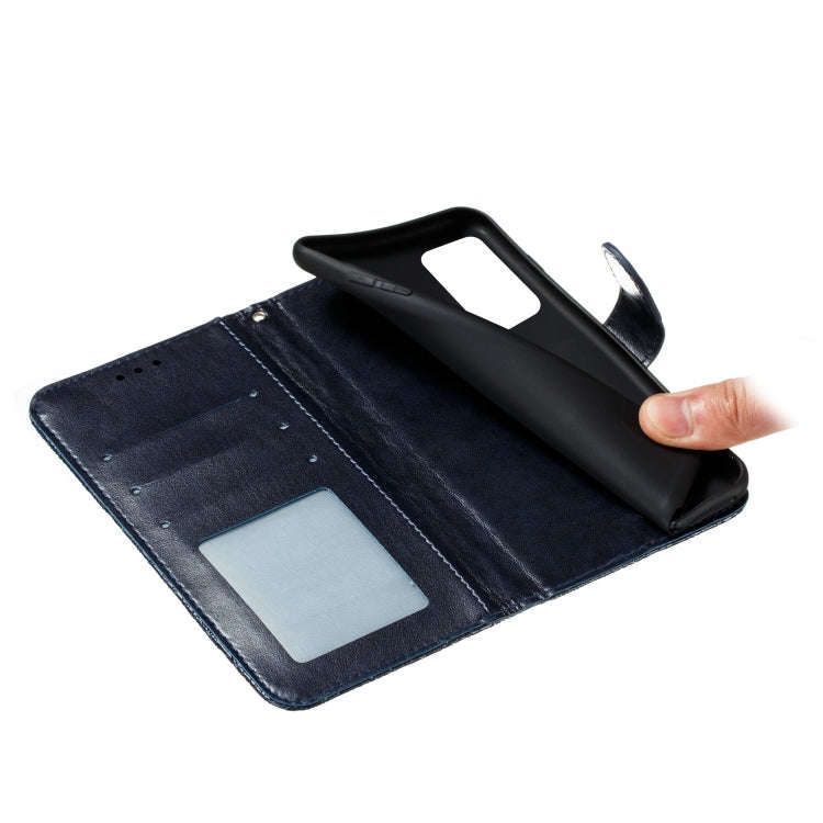 For Huawei Honor X10 Lace Flower Embossing Pattern Horizontal Flip Leather Case , with Holder & C...