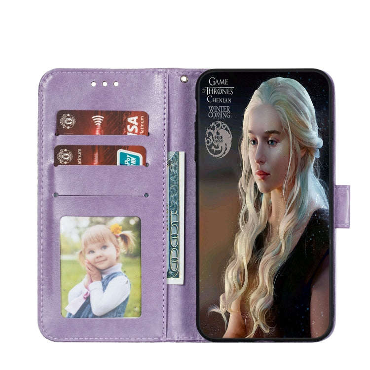 For Huawei Honor X10 Lace Flower Embossing Pattern Horizontal Flip Leather Case , with Holder & C...