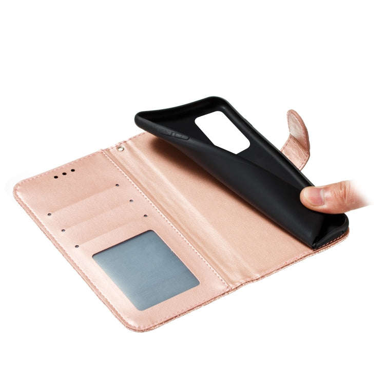 For Huawei Honor X10 Lace Flower Embossing Pattern Horizontal Flip Leather Case , with Holder & C...