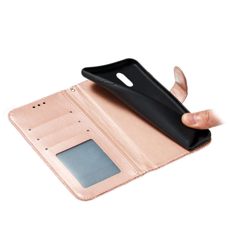 For Nokia 2.3 Lace Flower Embossing Pattern Horizontal Flip Leather Case , with Holder & Card Slo...