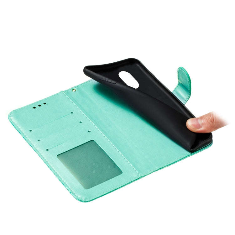 For Nokia 1.3 Lace Flower Embossing Pattern Horizontal Flip Leather Case , with Holder & Card Slo...