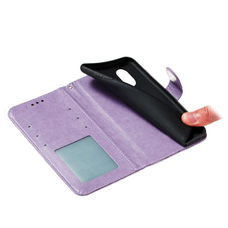 For Nokia 1.3 Lace Flower Embossing Pattern Horizontal Flip Leather Case , with Holder & Card Slo...