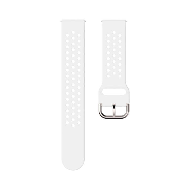 22mm For Huawei watch GT2e/GT/GT2 46MM Inner Buckle Breathable Watch Band(White)