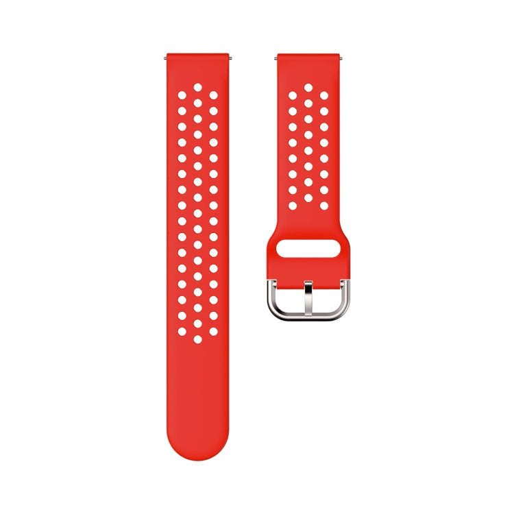 22mm For Huawei watch GT2e/GT/GT2 46MM Inner Buckle Breathable Watch Band(Red)