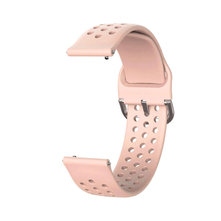 22mm For Huawei watch GT2e/GT/GT2 46MM Inner Buckle Breathable Watch Band(Pink)