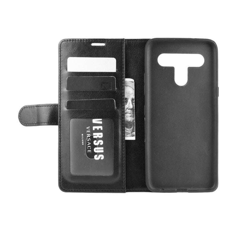 For LG K61 R64 Texture Single Horizontal Flip Protective Case with Holder & Card Slots & Wallet& ...