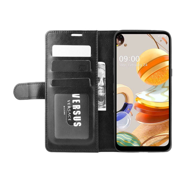 For LG K61 R64 Texture Single Horizontal Flip Protective Case with Holder & Card Slots & Wallet& ...