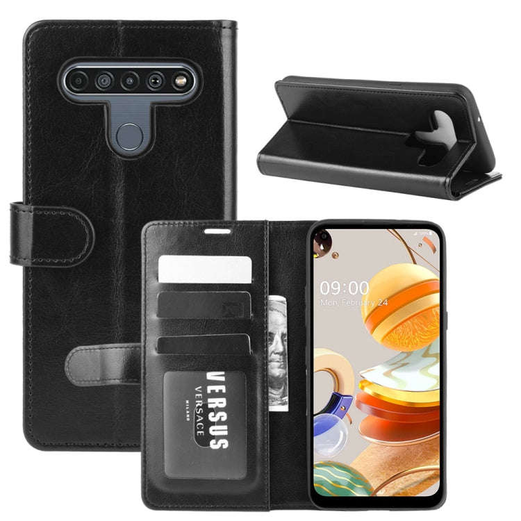 For LG K61 R64 Texture Single Horizontal Flip Protective Case with Holder & Card Slots & Wallet& ...