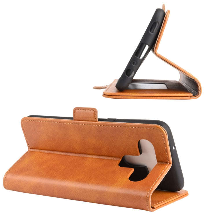 For LG K61 Dual-side Magnetic Buckle Horizontal Flip Leather Case with Holder & Card Slots & Wall...