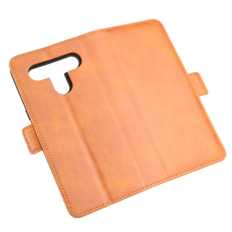 For LG K61 Dual-side Magnetic Buckle Horizontal Flip Leather Case with Holder & Card Slots & Wall...