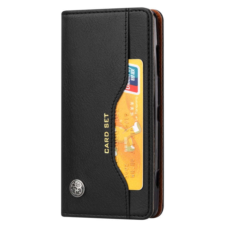 Knead Skin Texture Horizontal Flip Leather Case for Sony Xperia XZ2 Compact, with Photo Frame & H...