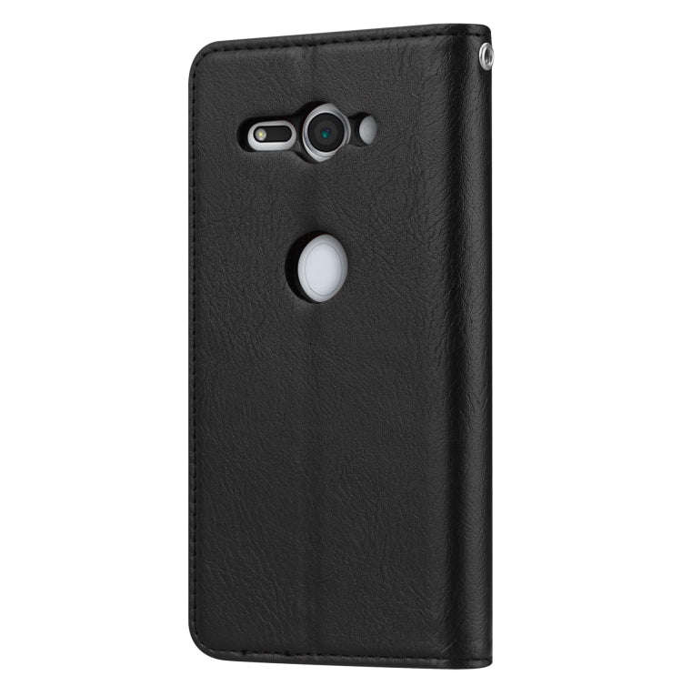 Knead Skin Texture Horizontal Flip Leather Case for Sony Xperia XZ2 Compact, with Photo Frame & H...