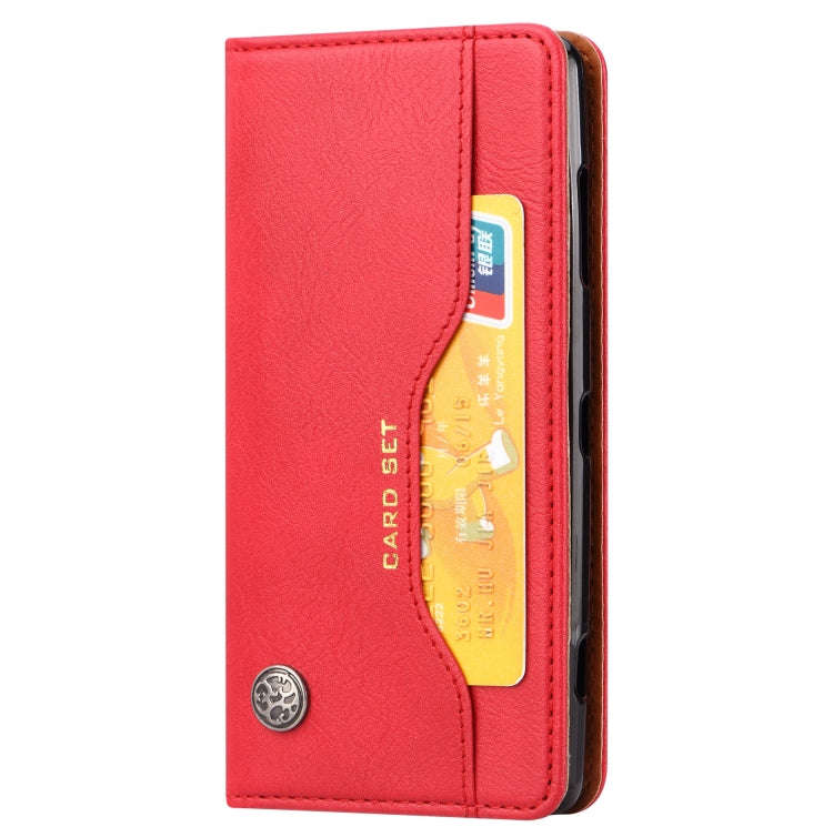 Knead Skin Texture Horizontal Flip Leather Case for Sony Xperia XZ2 Compact, with Photo Frame & H...
