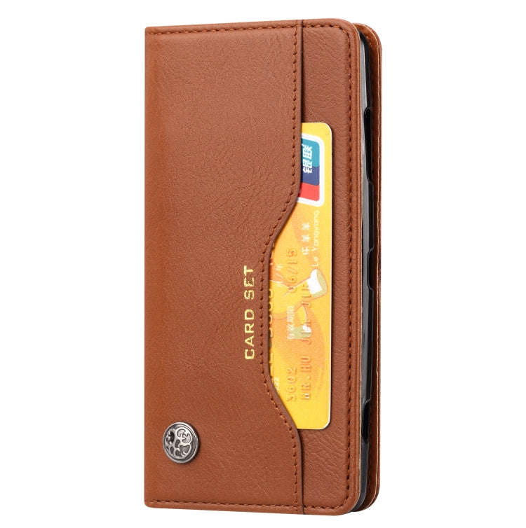 Knead Skin Texture Horizontal Flip Leather Case for Sony Xperia XZ2 Compact, with Photo Frame & H...