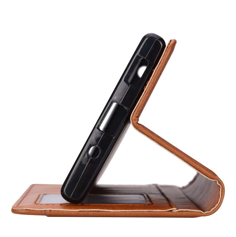 Knead Skin Texture Horizontal Flip Leather Case for Sony Xperia XA2, with Photo Frame & Holder & ...