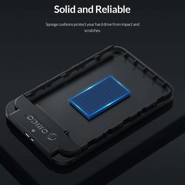 ORICO 2520U3 2.5-Inch Portable Hard Drive Enclosure(Black)