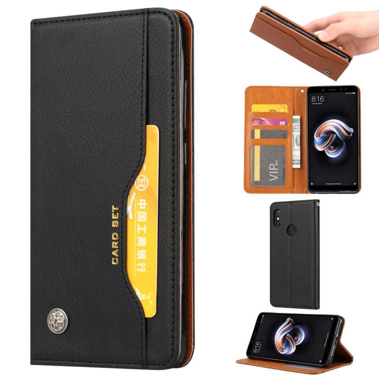 Knead Skin Texture Horizontal Flip Leather Case for HUAWEI Nova3, with Photo Frame & Holder & Car...