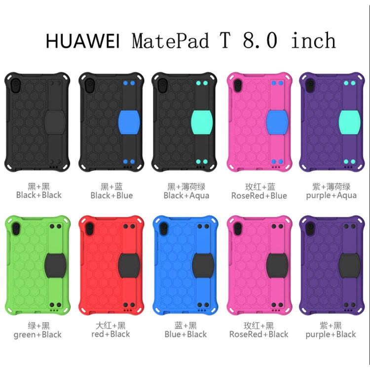 For Huawei MatePad T8 8.0 (2020) Honeycomb Design EVA + PC Four Corner Shockproof Protective Case...