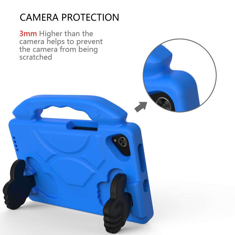 For Huawei MatePad T 8 2020 EVA Shockproof Protective Case with Thumb Holder(Blue)