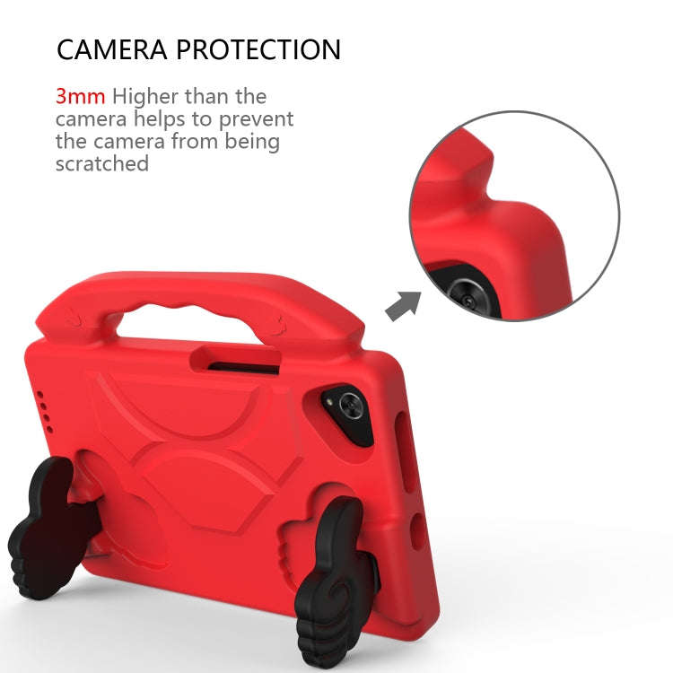 For Huawei MatePad T 8 2020 EVA Shockproof Protective Case with Thumb Holder(Red)