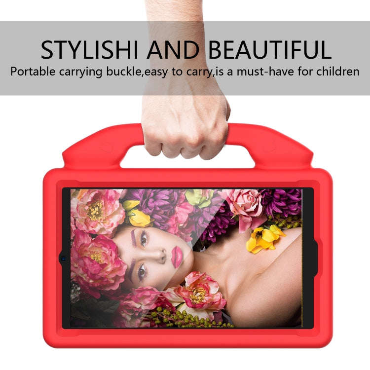 For Huawei MatePad T 8 2020 EVA Shockproof Protective Case with Thumb Holder(Red)