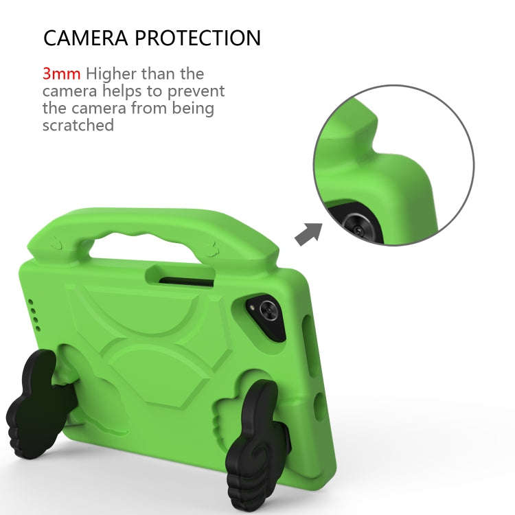For Huawei MatePad T 8 2020 EVA Shockproof Protective Case with Thumb Holder(Green)