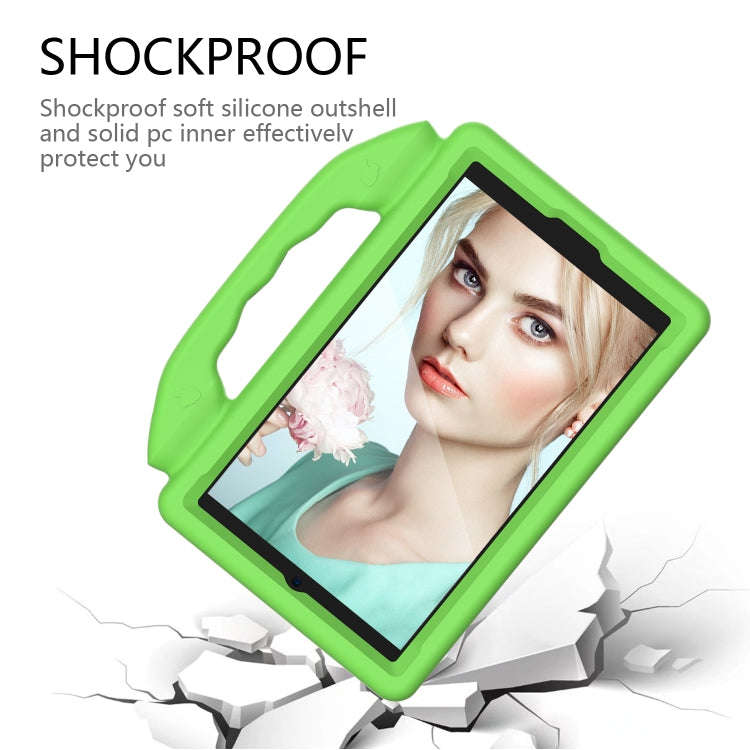 For Huawei MatePad T 8 2020 EVA Shockproof Protective Case with Thumb Holder(Green)