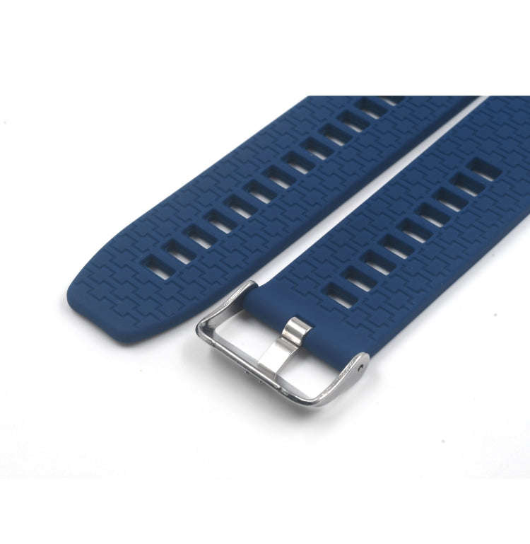 Suitable For Xiaomi Haylou Solar Watch Silicone Watch Band, Length: 21cm(mazarine)