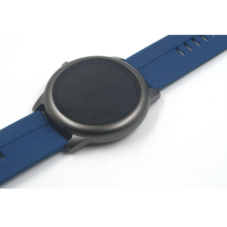 Suitable For Xiaomi Haylou Solar Watch Silicone Watch Band, Length: 21cm(mazarine)