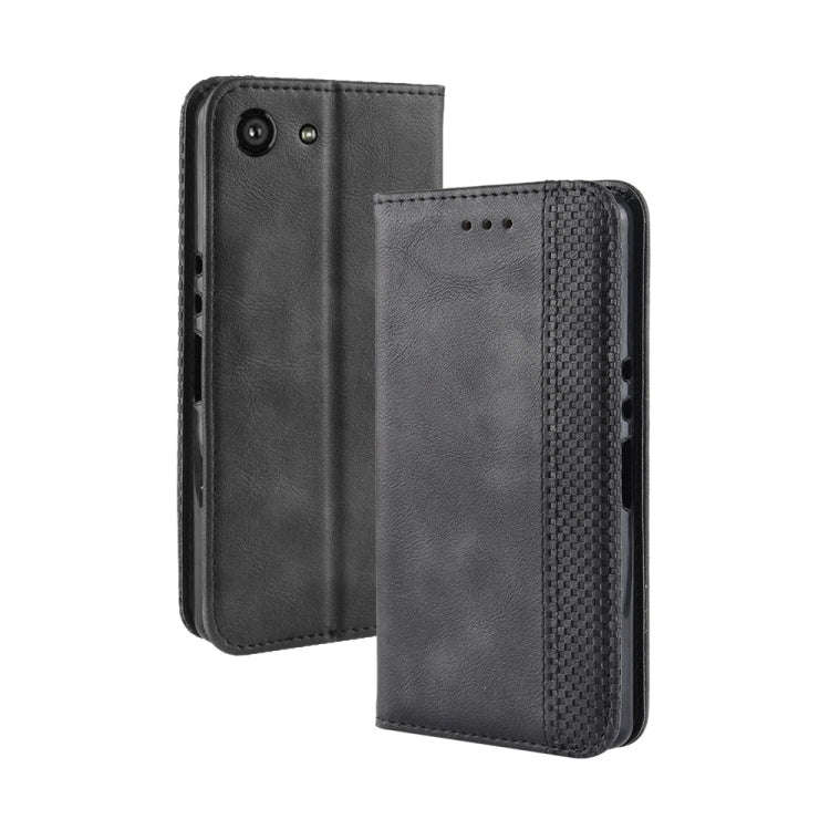 Magnetic Buckle Retro Crazy Horse Texture Horizontal Flip Leather Case for Sony Xperia ACE SO-02L...
