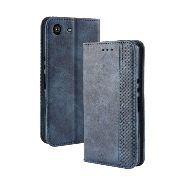 Magnetic Buckle Retro Crazy Horse Texture Horizontal Flip Leather Case for Sony Xperia ACE SO-02L...