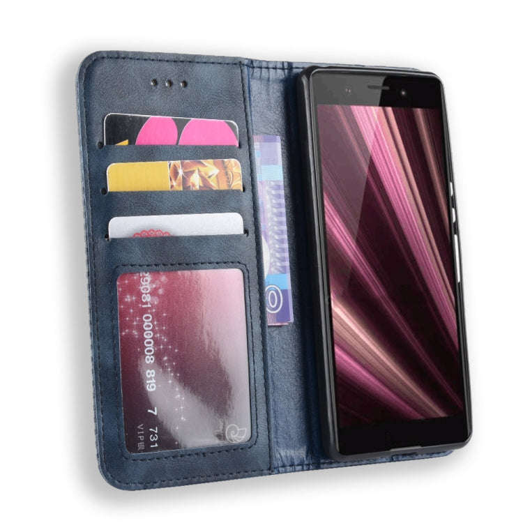 Magnetic Buckle Retro Crazy Horse Texture Horizontal Flip Leather Case for Sony Xperia ACE SO-02L...