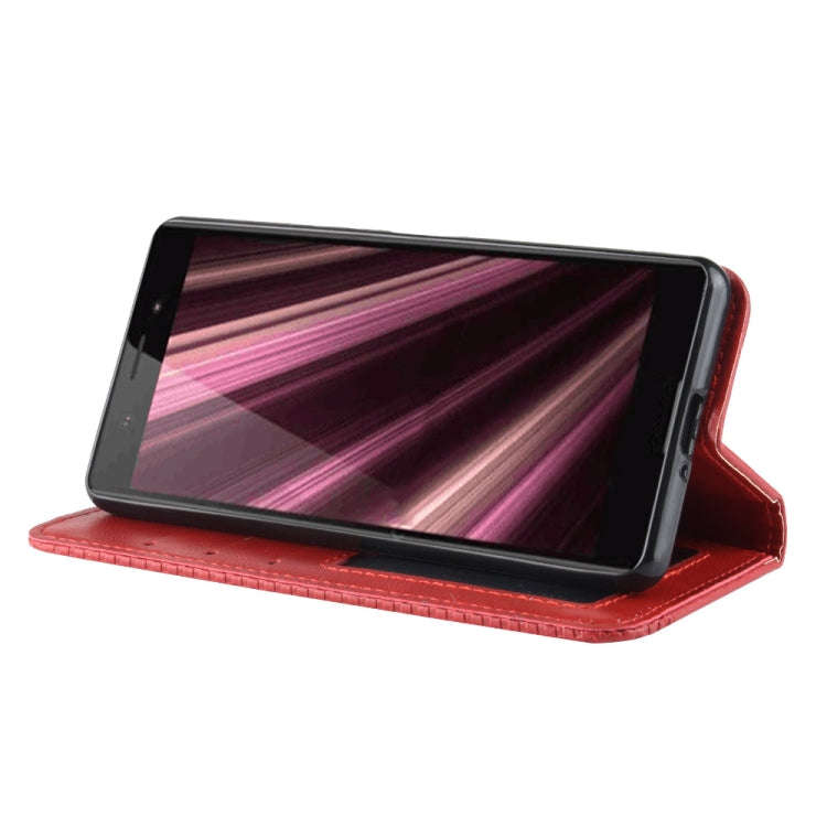 Magnetic Buckle Retro Crazy Horse Texture Horizontal Flip Leather Case for Sony Xperia ACE SO-02L...