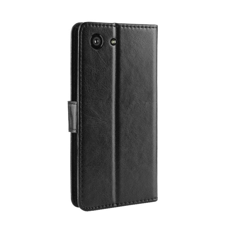 Retro Crazy Horse Texture Horizontal Flip Leather Case for Sony Xperia ACE SO-02L, with Holder & ...