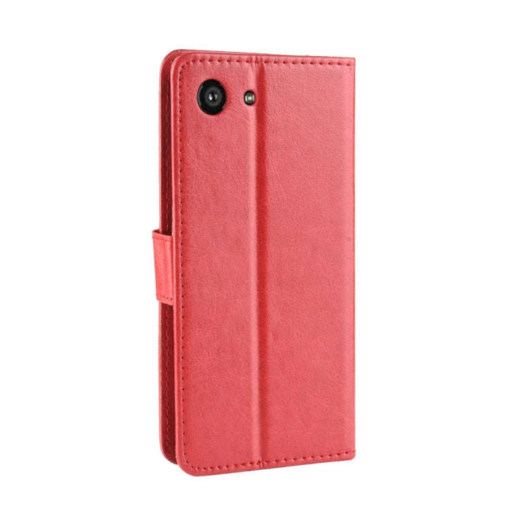 Retro Crazy Horse Texture Horizontal Flip Leather Case for Sony Xperia ACE SO-02L, with Holder & ...
