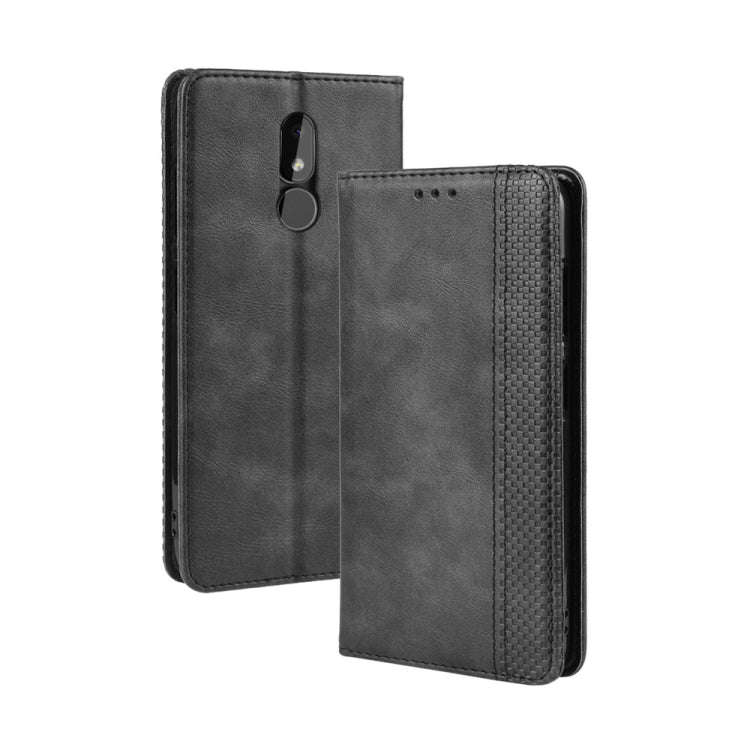 Magnetic Buckle Retro Crazy Horse Texture Horizontal Flip Leather Case for Nokia 3.2, with Holder...