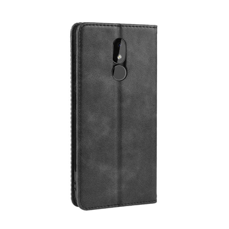 Magnetic Buckle Retro Crazy Horse Texture Horizontal Flip Leather Case for Nokia 3.2, with Holder...
