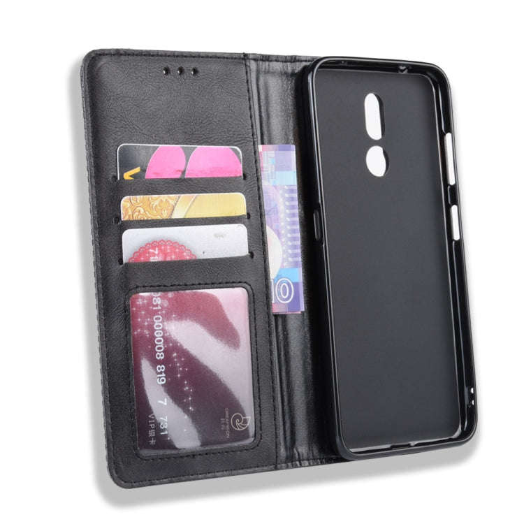 Magnetic Buckle Retro Crazy Horse Texture Horizontal Flip Leather Case for Nokia 3.2, with Holder...