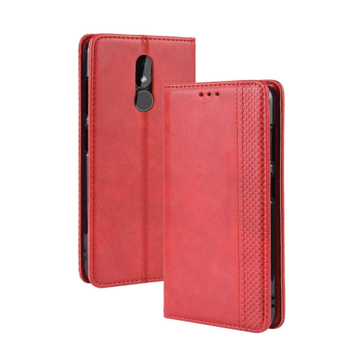 Magnetic Buckle Retro Crazy Horse Texture Horizontal Flip Leather Case for Nokia 3.2, with Holder...