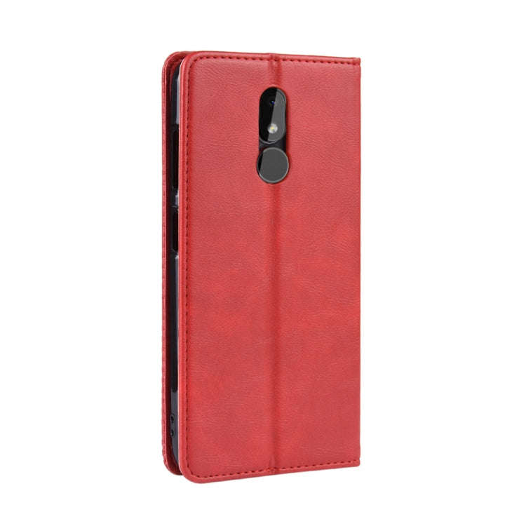 Magnetic Buckle Retro Crazy Horse Texture Horizontal Flip Leather Case for Nokia 3.2, with Holder...