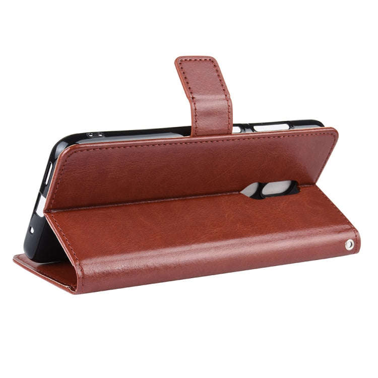 Retro Crazy Horse Texture Horizontal Flip Leather Case for Nokia 3.2, with Holder & Card Slots & ...