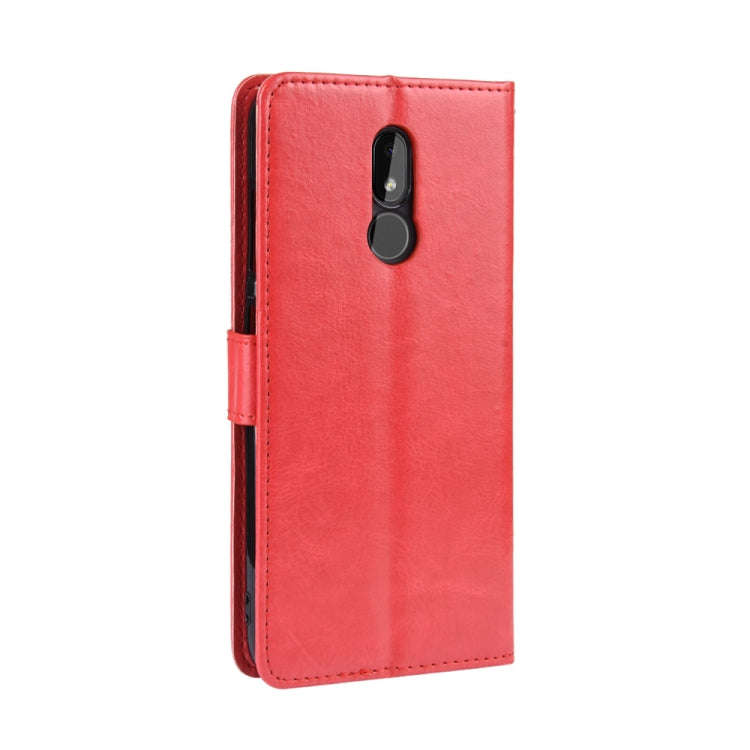 Retro Crazy Horse Texture Horizontal Flip Leather Case for Nokia 3.2, with Holder & Card Slots & ...