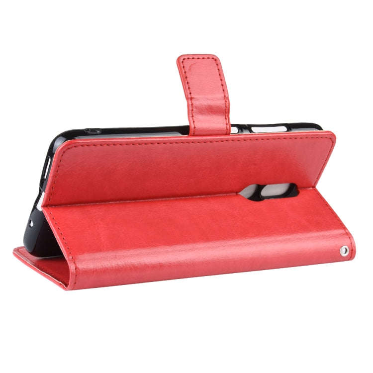 Retro Crazy Horse Texture Horizontal Flip Leather Case for Nokia 3.2, with Holder & Card Slots & ...