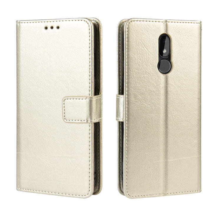 Retro Crazy Horse Texture Horizontal Flip Leather Case for Nokia 3.2, with Holder & Card Slots & ...