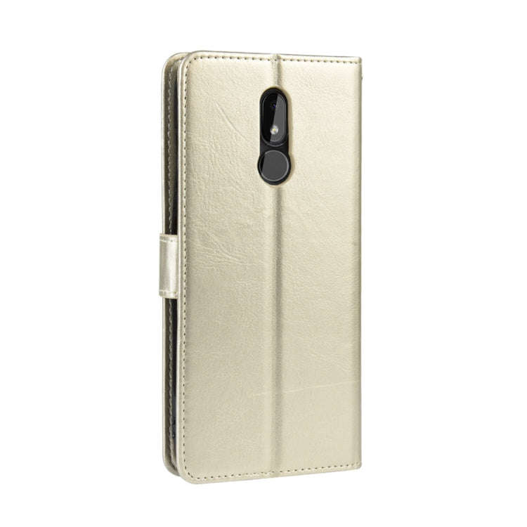 Retro Crazy Horse Texture Horizontal Flip Leather Case for Nokia 3.2, with Holder & Card Slots & ...