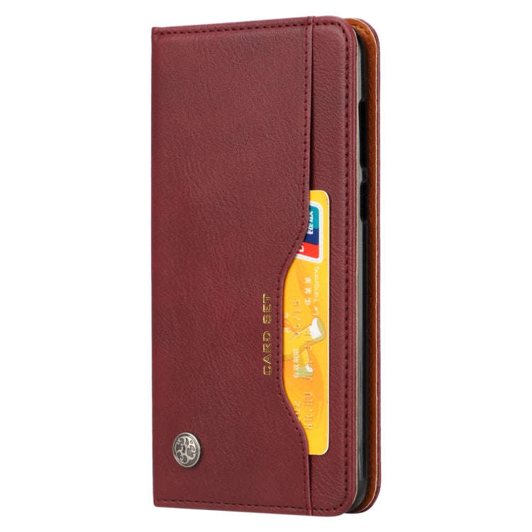 Knead Skin Texture Horizontal Flip Leather Case for Huawei Y9(2018) / Enjoy 8 Plus, with Photo Fr...