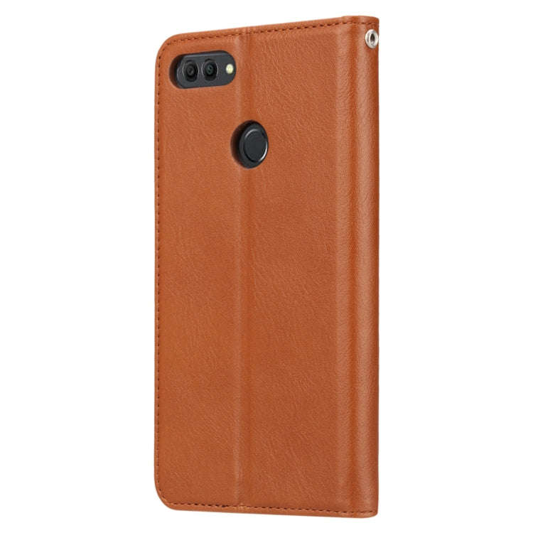 Knead Skin Texture Horizontal Flip Leather Case for Huawei Y9(2018) / Enjoy 8 Plus, with Photo Fr...